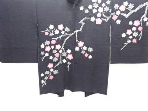 大正ロマン　絞り　枝花模様絵羽織